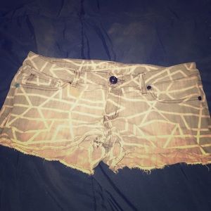 Hurley brand jean shorts